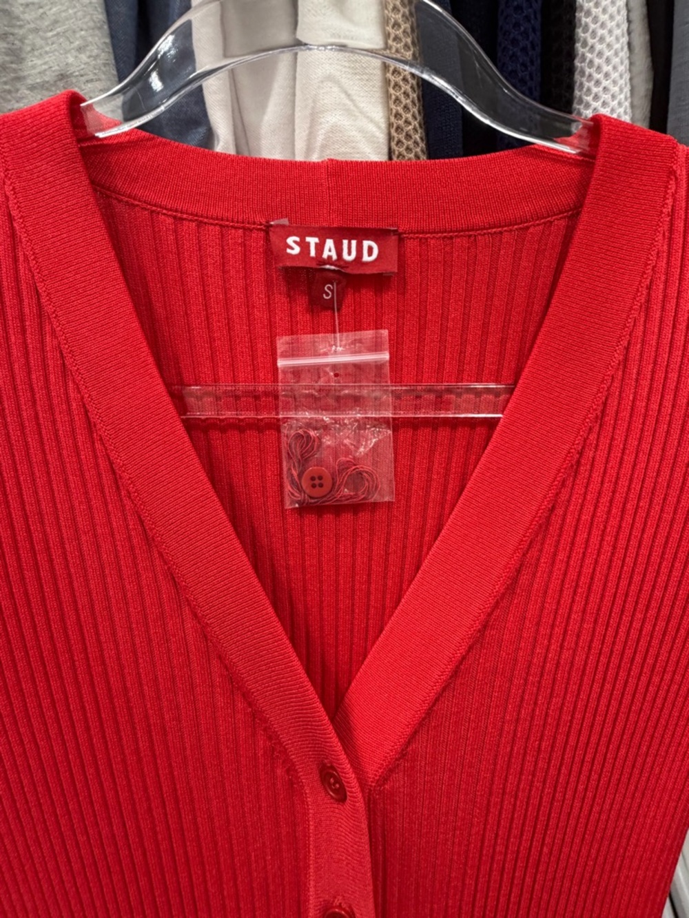 STAUD Shoko Ombré Rib-Knit Midi-Dress - Picture 3 of 6